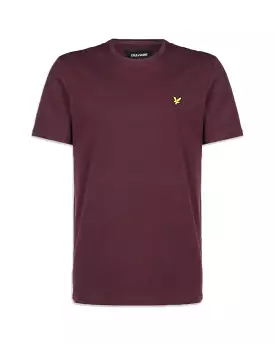 T-Shirt Uomo Basic Logo Lyle And Scott Bordeaux