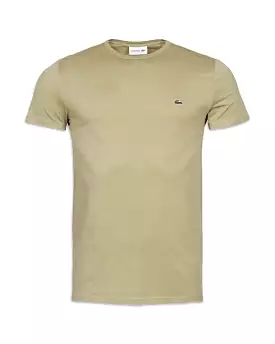 T-Shirt Uomo Lacoste Basic Logo beige