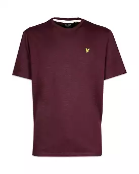 T-Shirt Uomo Lyle And Scott Basic Bordeaux