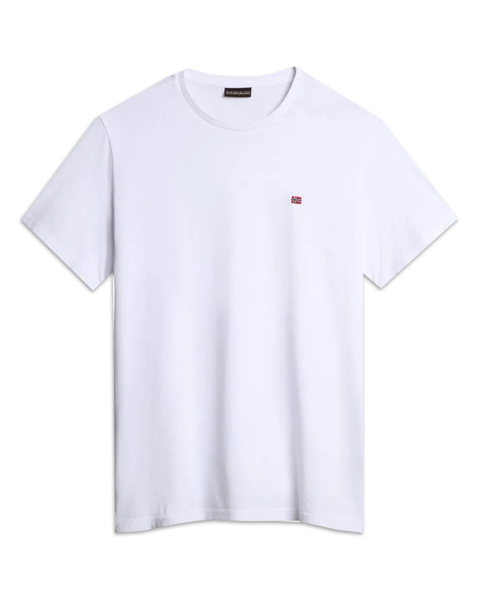 T-Shirt Uomo Napapijri Basic Logo Bianca