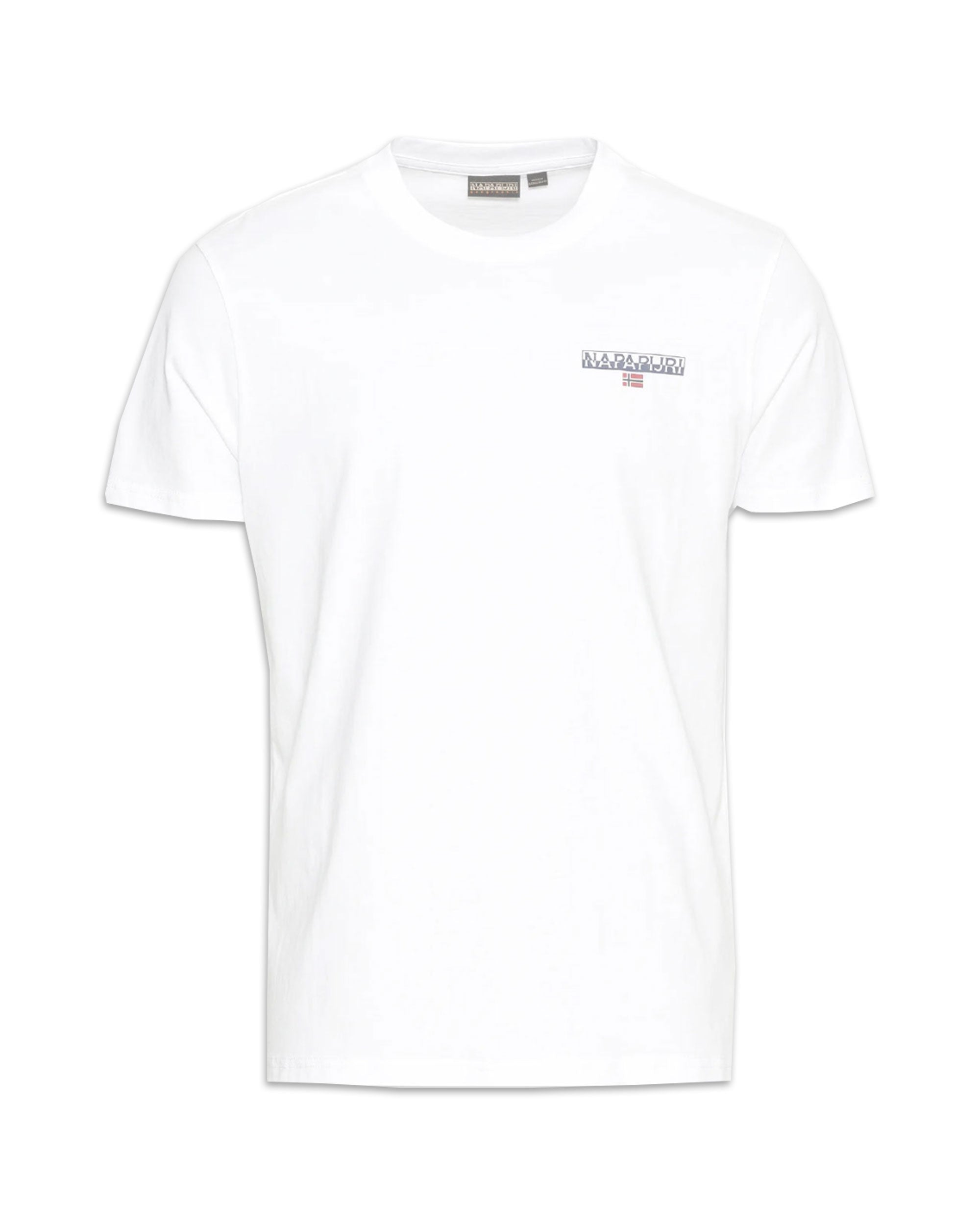 T-Shirt Uomo Napapijri Basic Logo Bianco