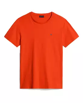 T-Shirt Uomo Napapijri Basic Logo Rosso