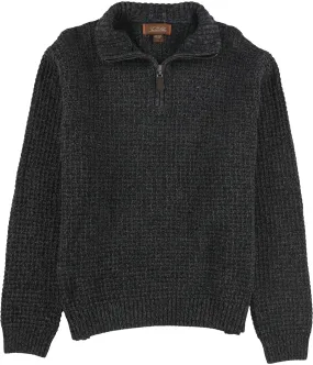 Tasso Elba Mens 1/4 Zip Textured Pullover Sweater