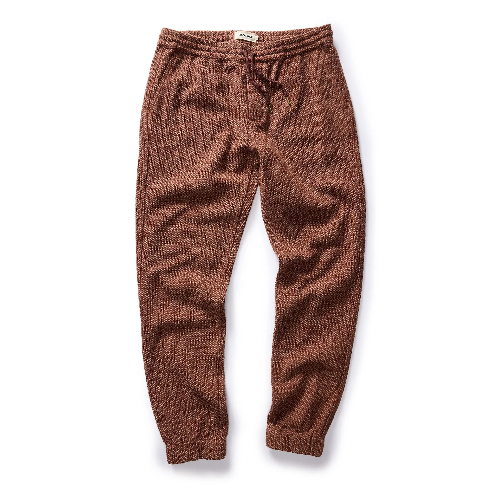 The Apres Pant in Black Cherry Sashiko