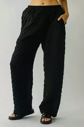 The Bayfield Textured Pant in Black