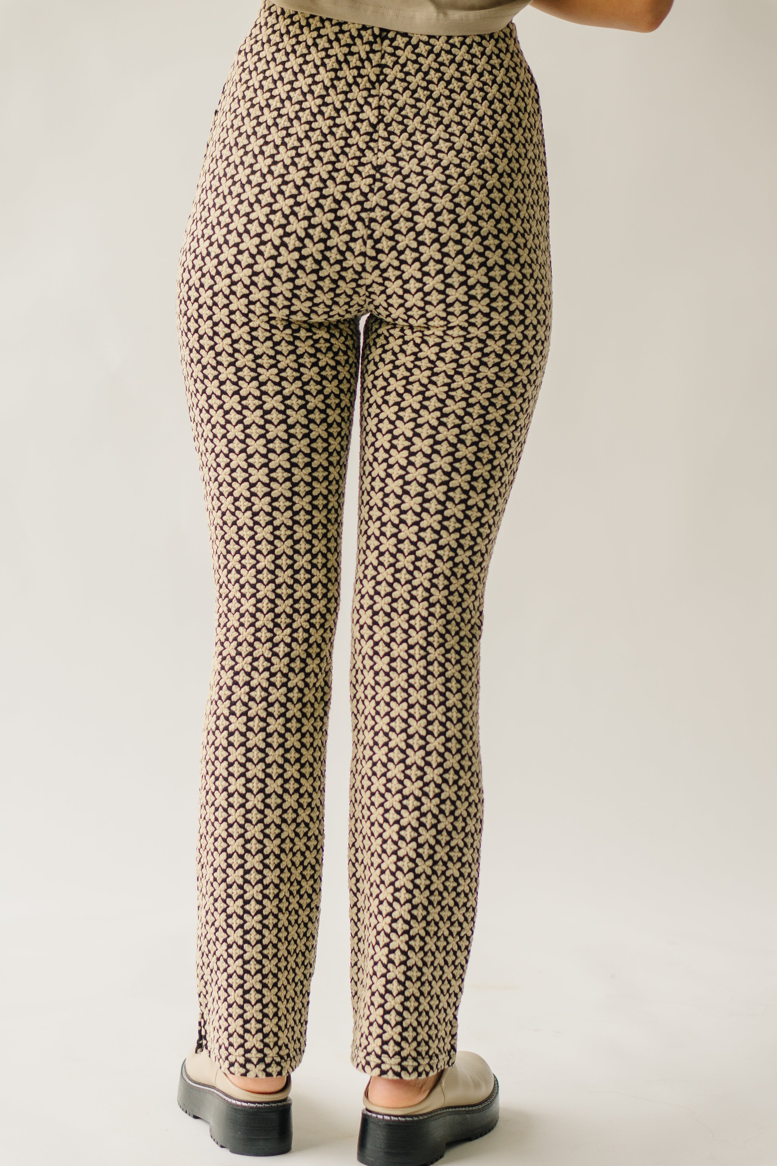 The Hatchell Patterned Pant in Black Multi