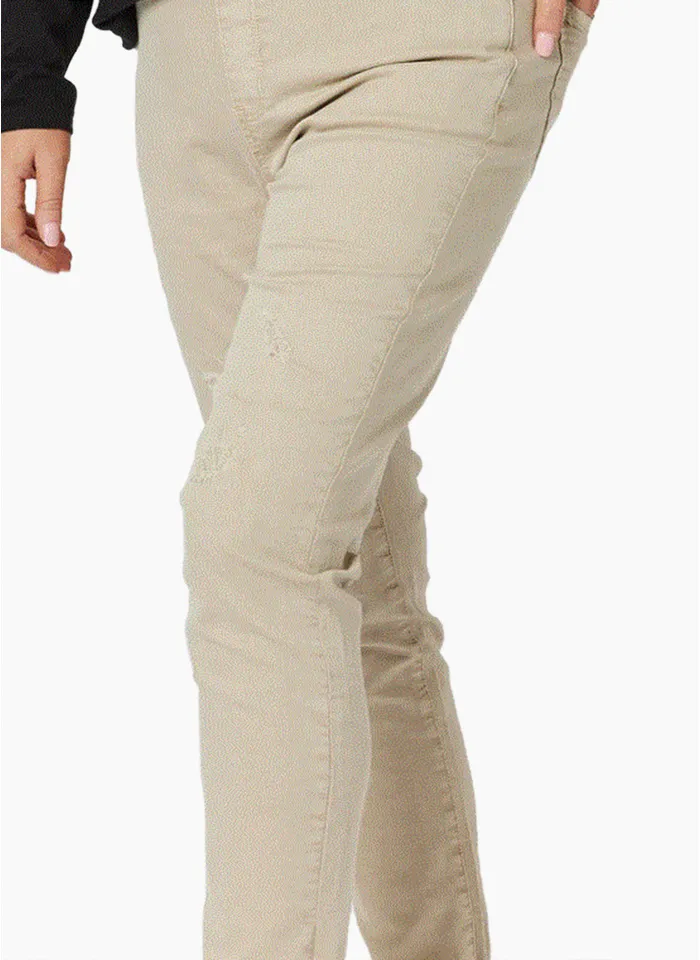 Threadz Ripped Jean-Natural