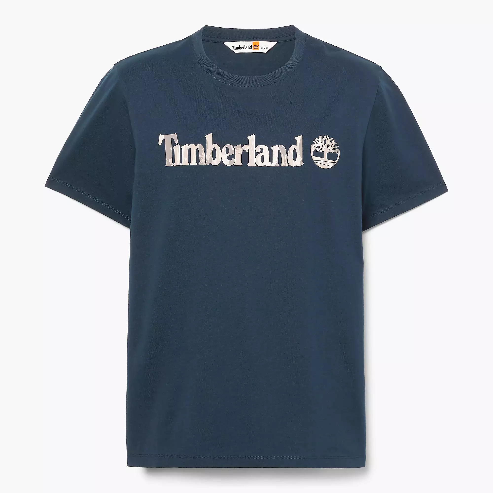 Timberland Mens 'Kennebec River' Camo Linear Logo T-Shirt