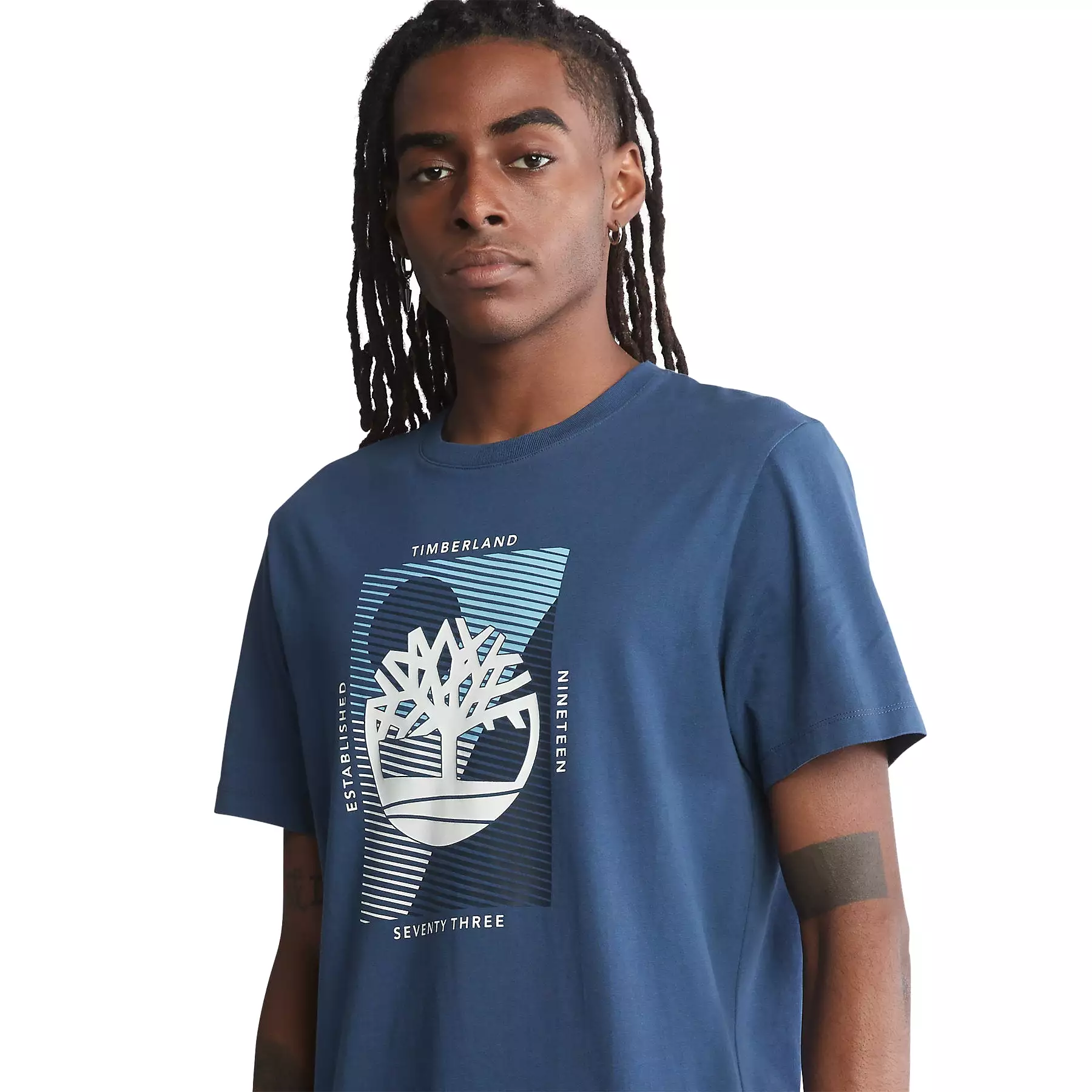 Timberland Mens Tree Logo T-Shirt - Short Sleeved