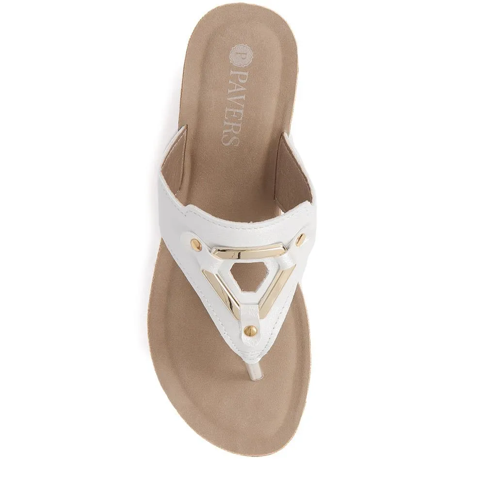 Toe-Post Wedge Sandals - INB39067 / 325 389