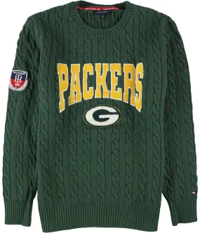 Tommy Hilfiger Mens Green Bay Packers Knit Sweater