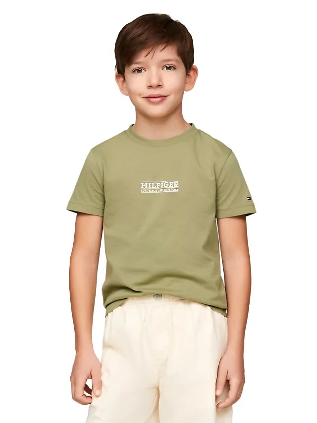 Tommy Hilfiger Slogan T-Shirt Junior