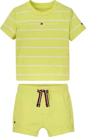 Tommy Hilfiger Striped T-Shirt/Short Set Baby