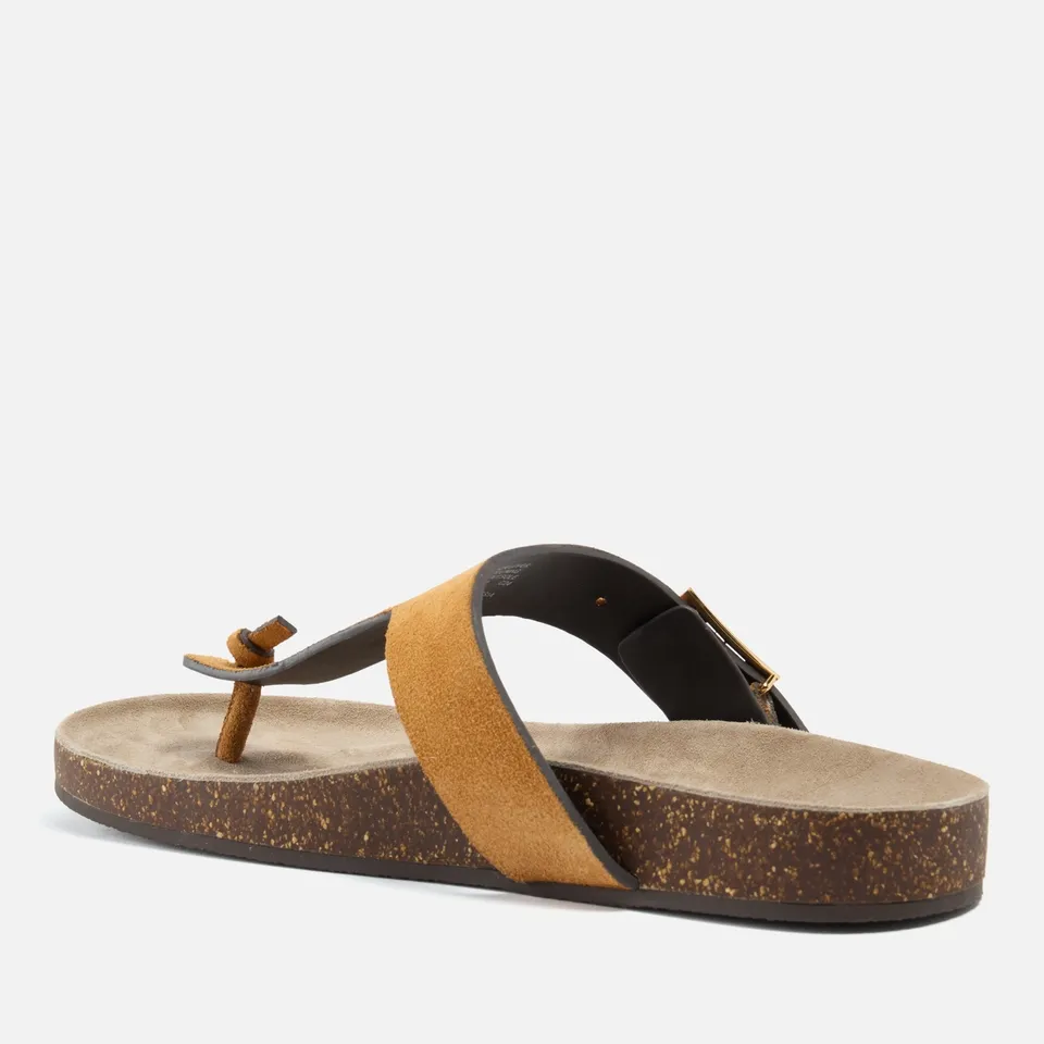 Tory Burch Women's Mellow Suede Toe-Post Sandals - UK 7.5 | Coggles