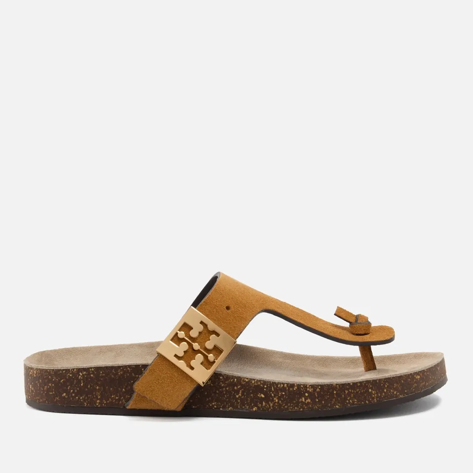 Tory Burch Women's Mellow Suede Toe-Post Sandals - UK 7.5 | Coggles