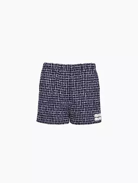 Tweed Check Short