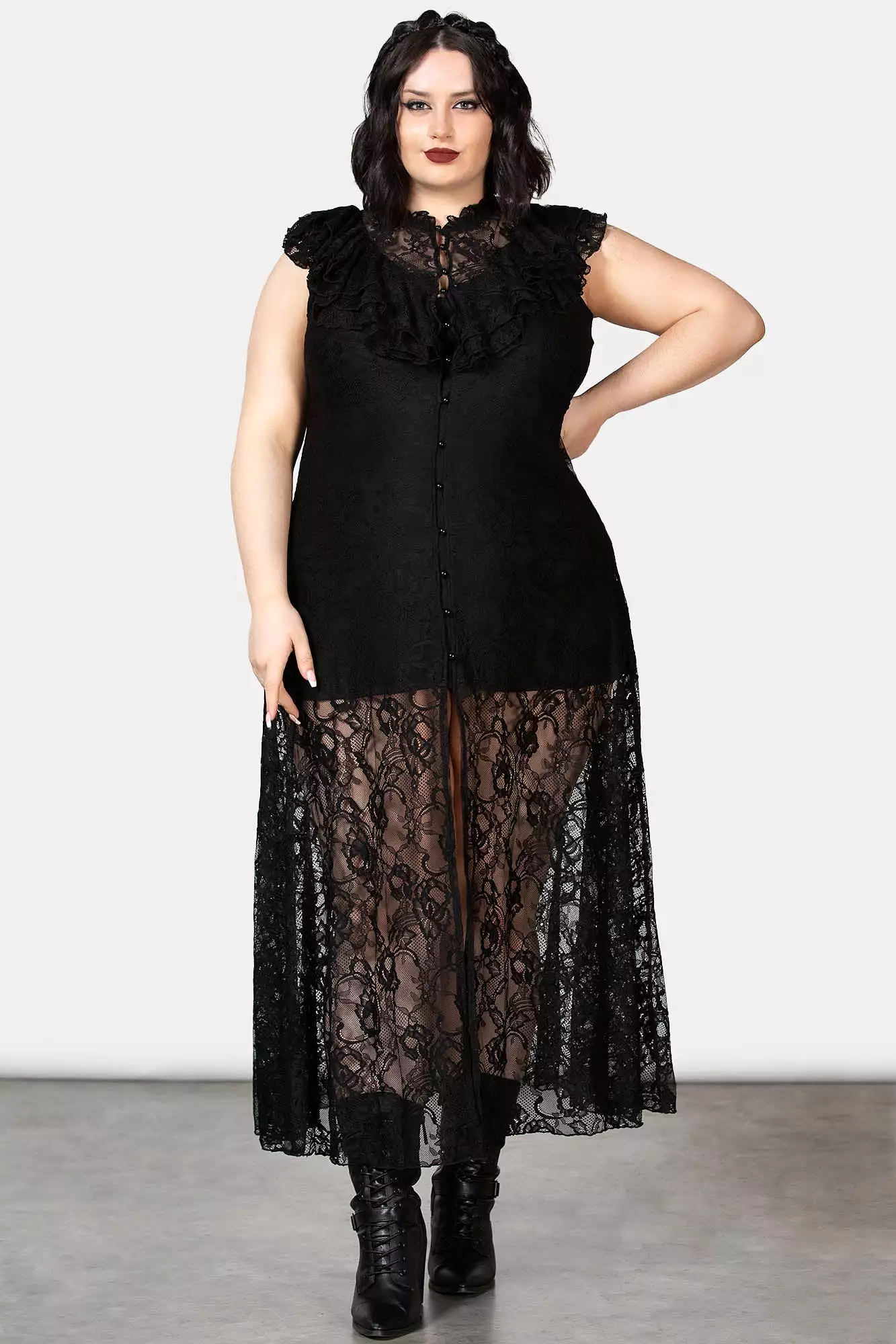 Vampire's Ball Maxi Dress [PLUS] Resurrect