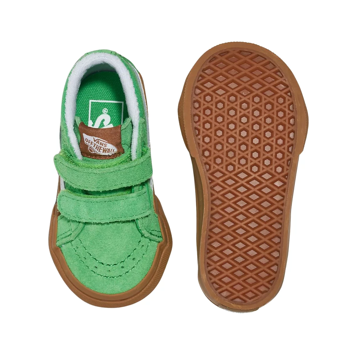 Vans Toddler's Sk8-Mid Reissue Green/Gum Sole