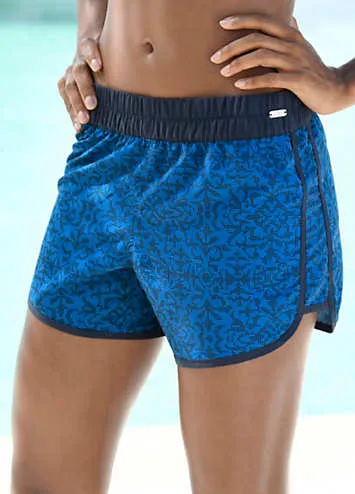 Venice Beach Print Swim Shorts | Grattan