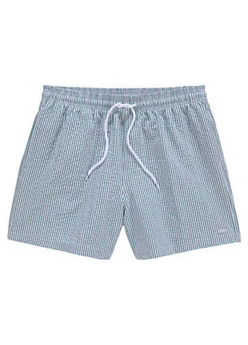 Venice Beach Seersucker Swim Shorts | Grattan