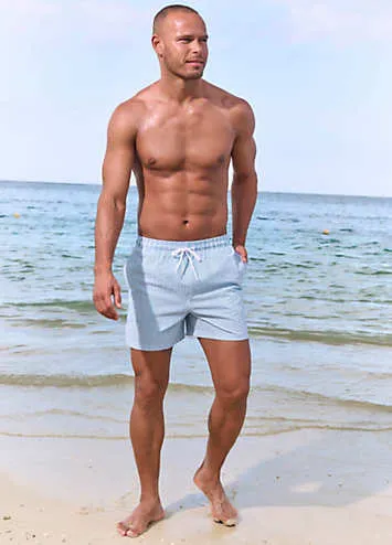 Venice Beach Seersucker Swim Shorts | Grattan