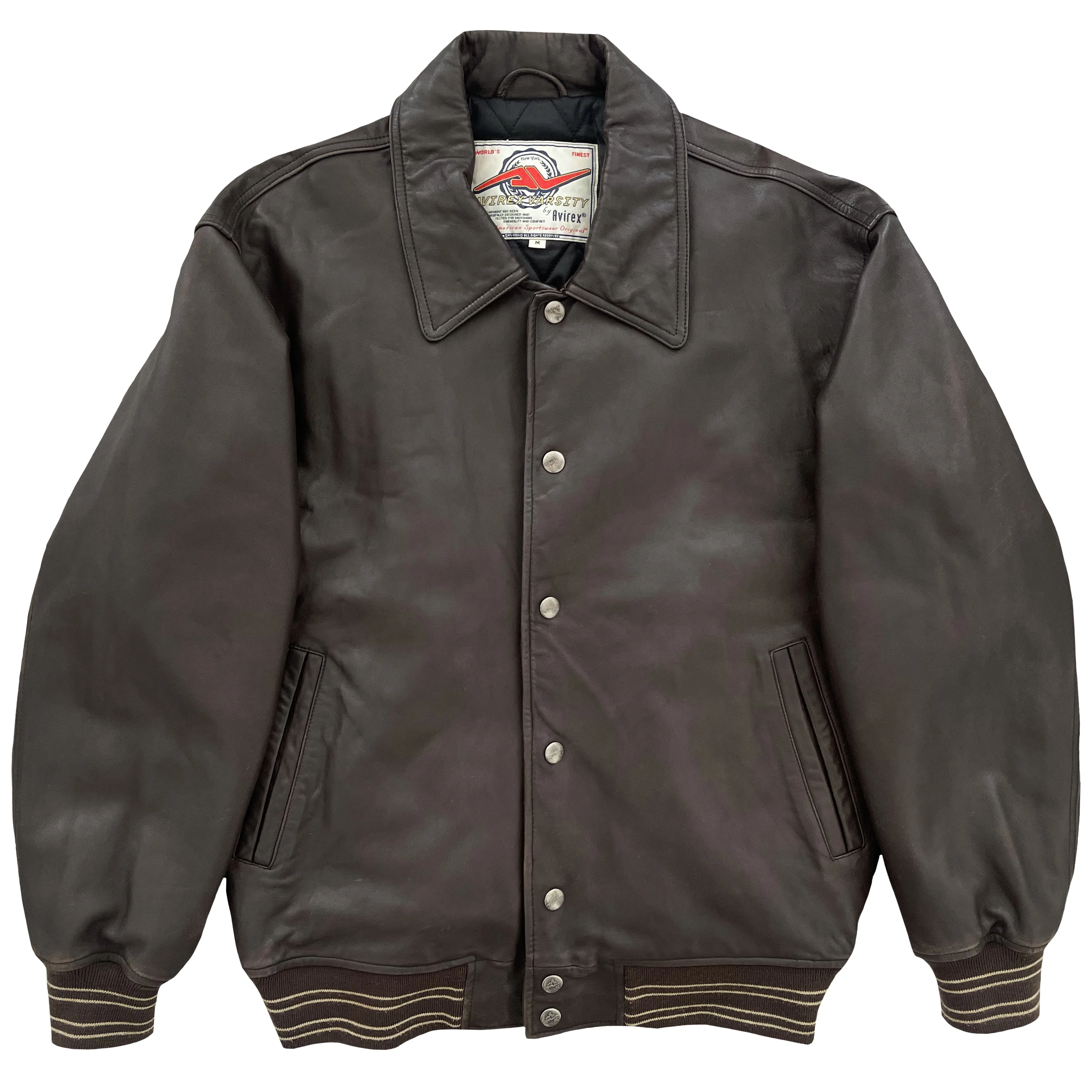 Vintage Avirex Leather Varsity Jacket