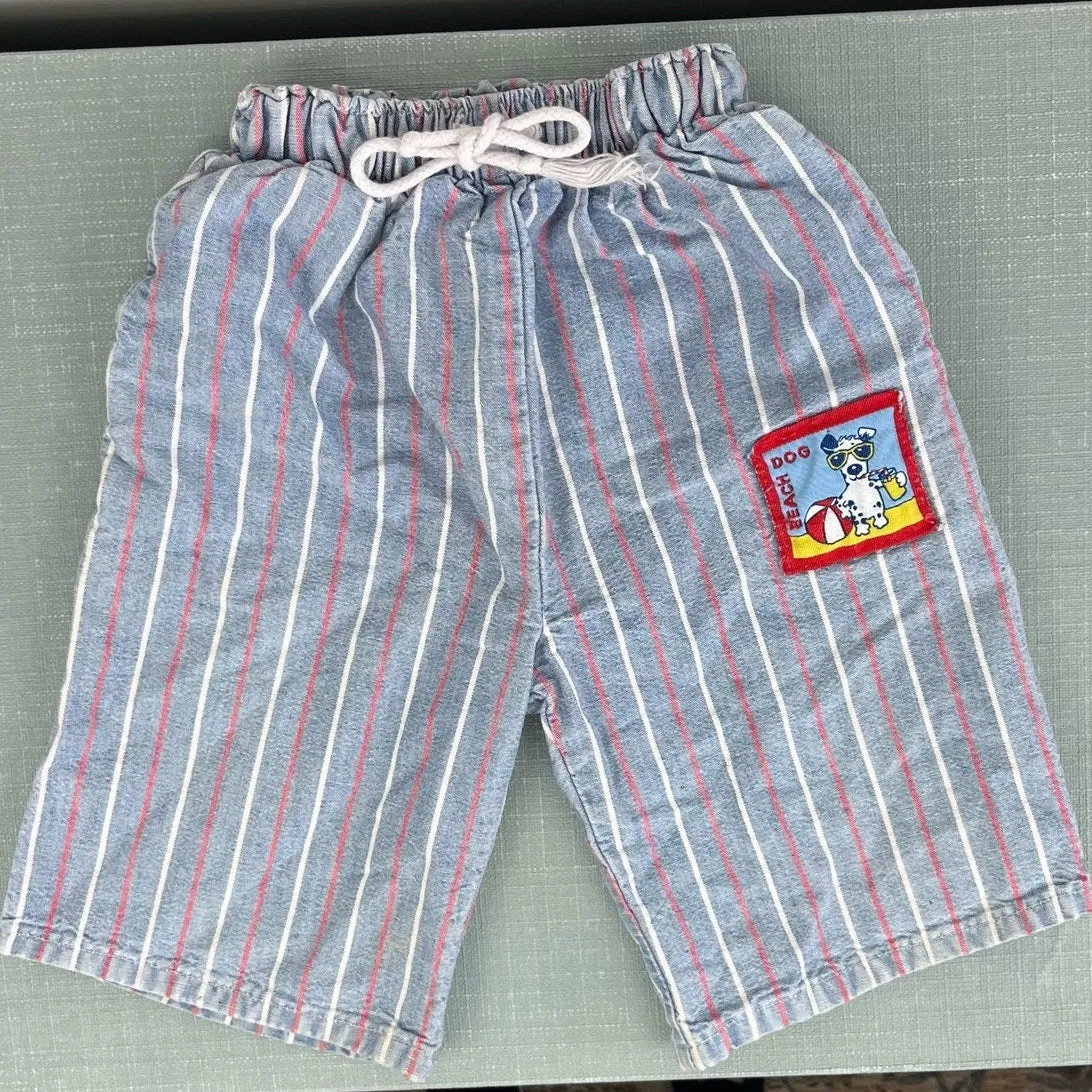 Vintage OshKosh B'gosh Beach Dog Shorts 7 USA