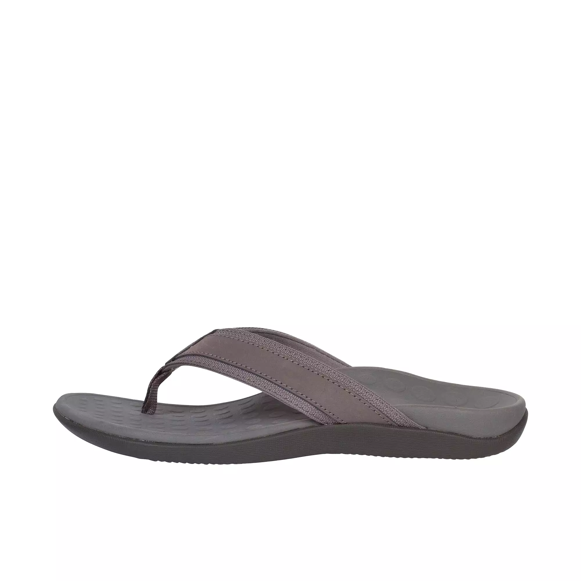 Vionic Tide Toe Post Sandal Charcoal