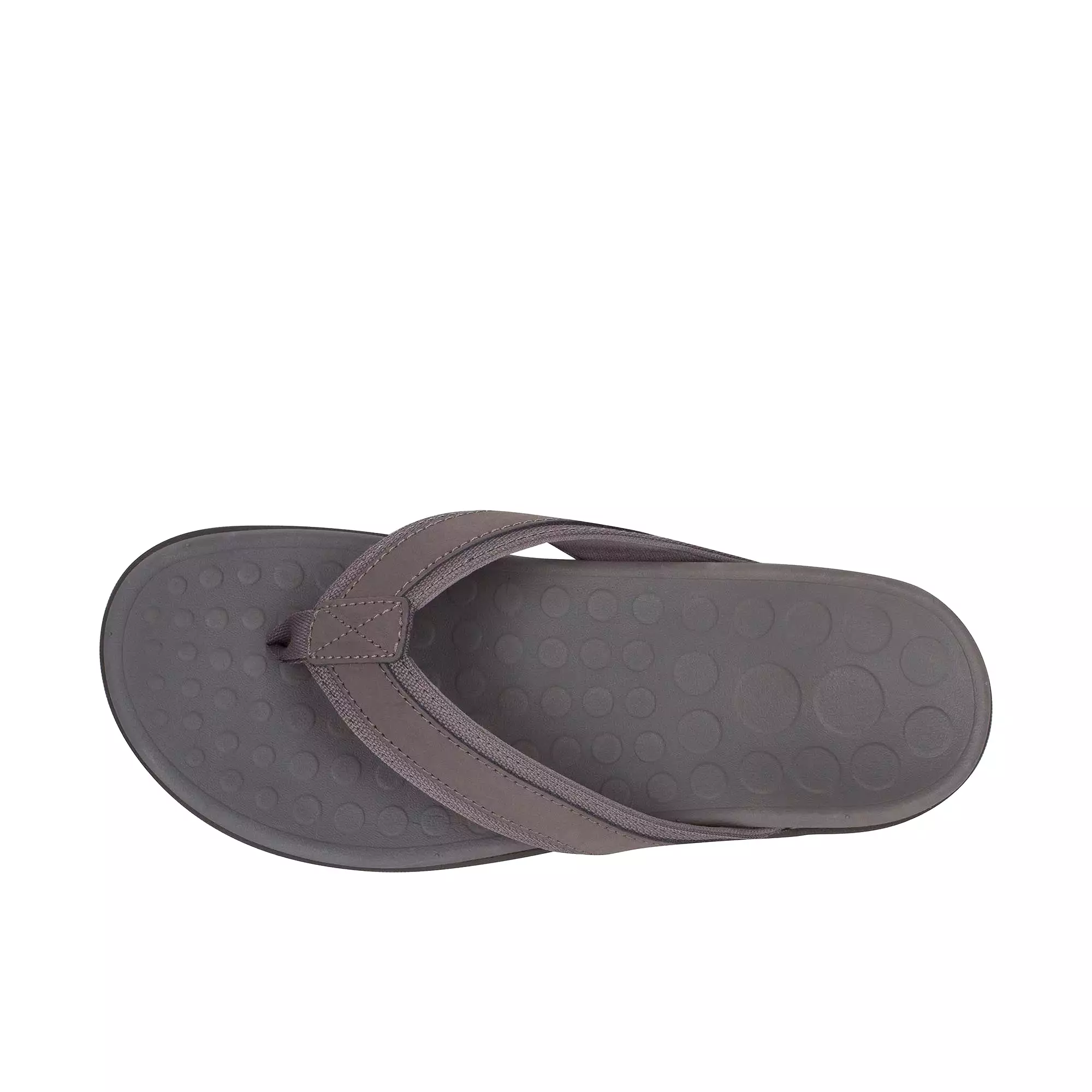 Vionic Tide Toe Post Sandal Charcoal