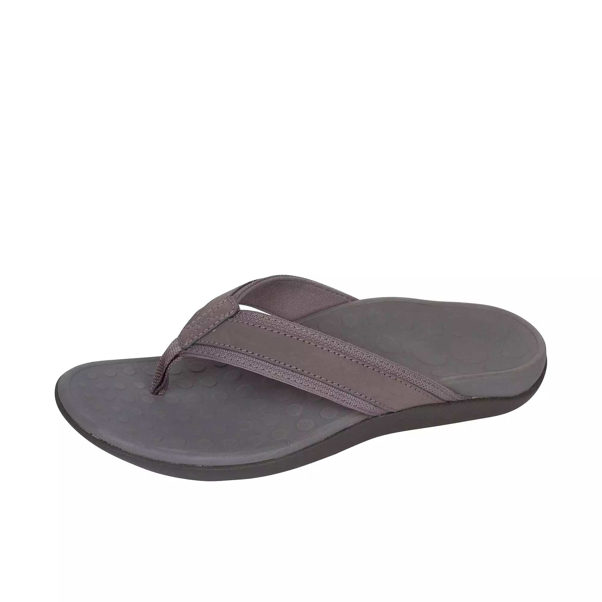 Vionic Tide Toe Post Sandal Charcoal