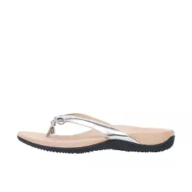 Vionic Womens Bella Toe Post Sandal Aluminum