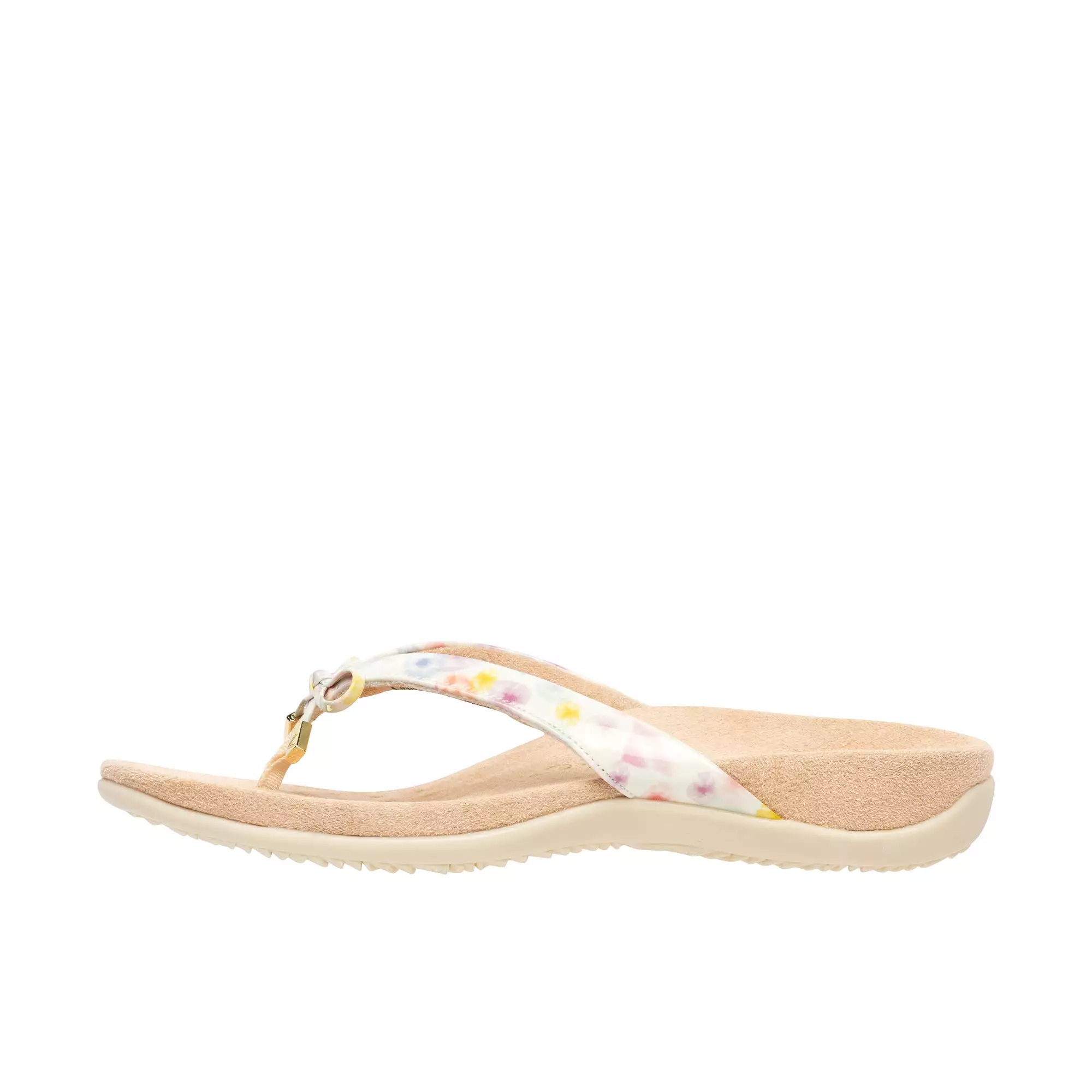 Vionic Womens Bella Toe Post Sandal Cream