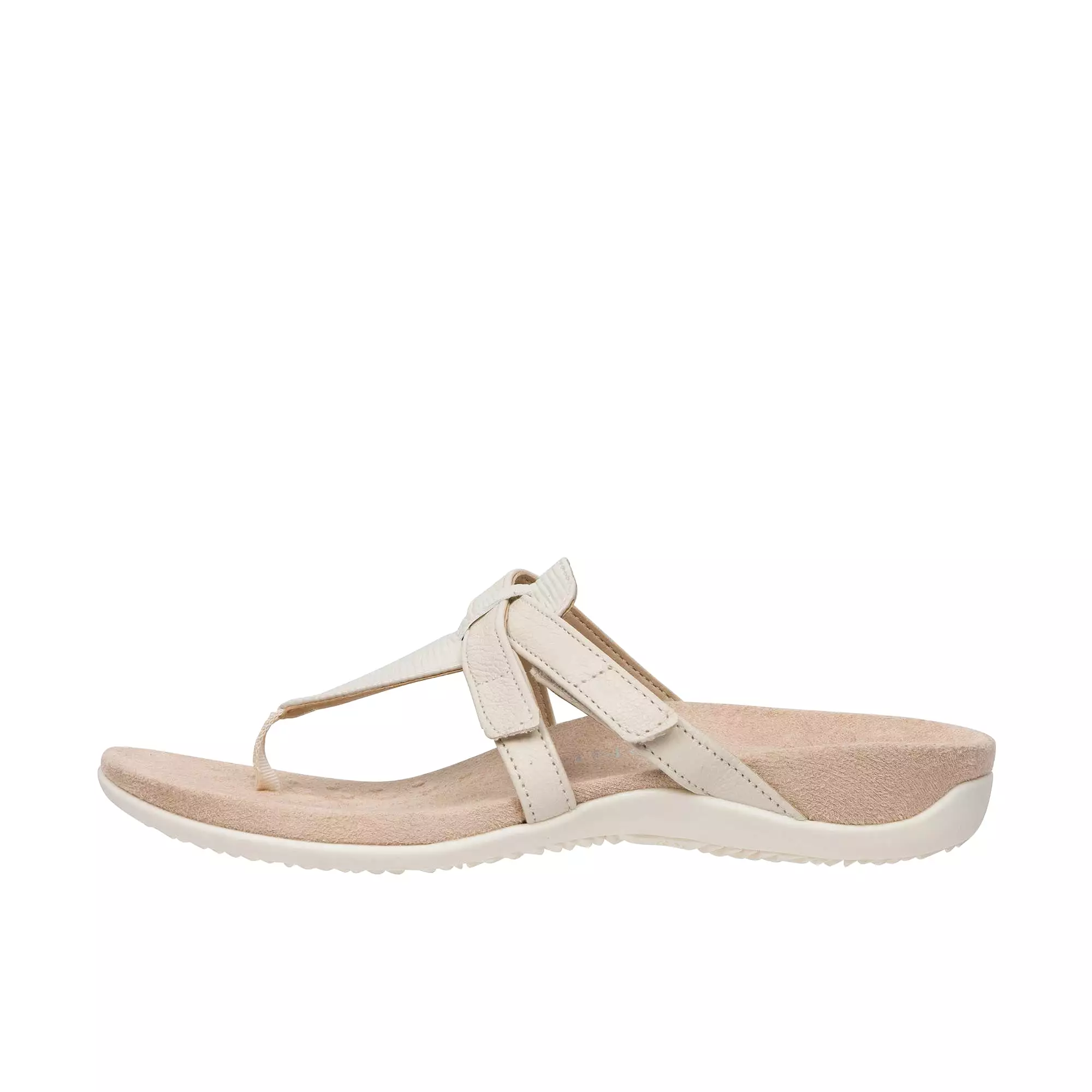 Vionic Womens Karley Toe Post Sandal Cream