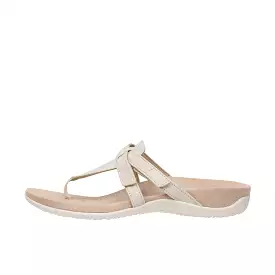 Vionic Womens Karley Toe Post Sandal Cream