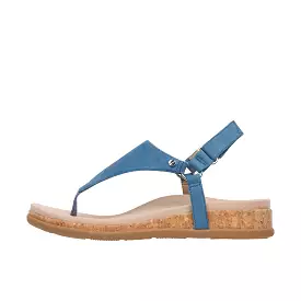 Vionic Womens Kirra II Toe Post Sling Back Sandal Captains Blue