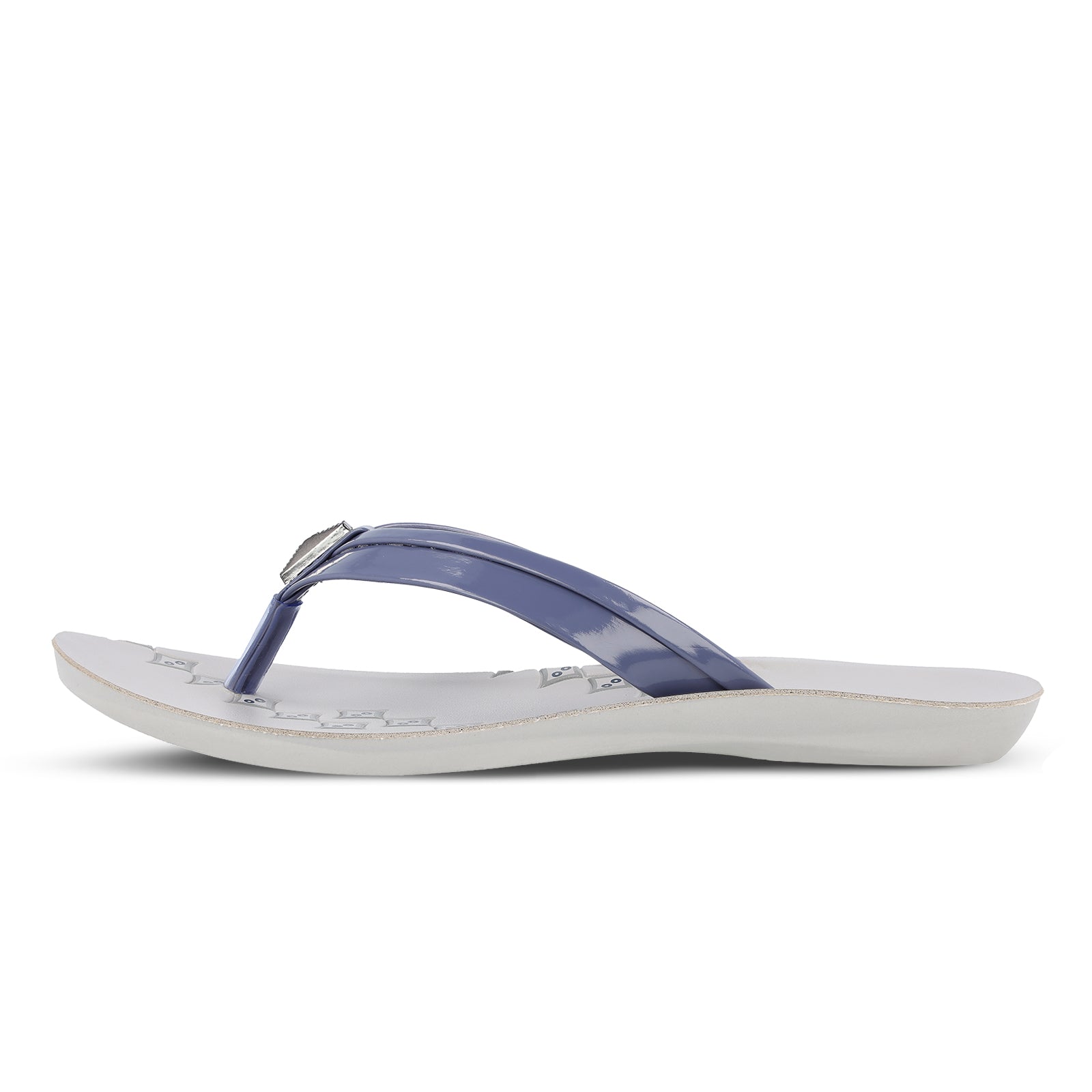 Walkaroo Womens Solid Thong Sandals  - WL7091 Blue