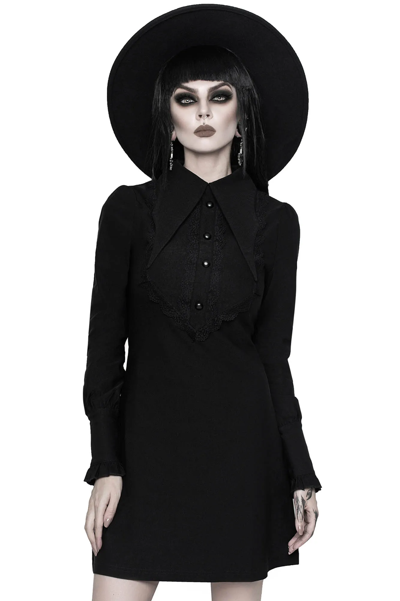 Weird Sister Collar Dress - Resurrect