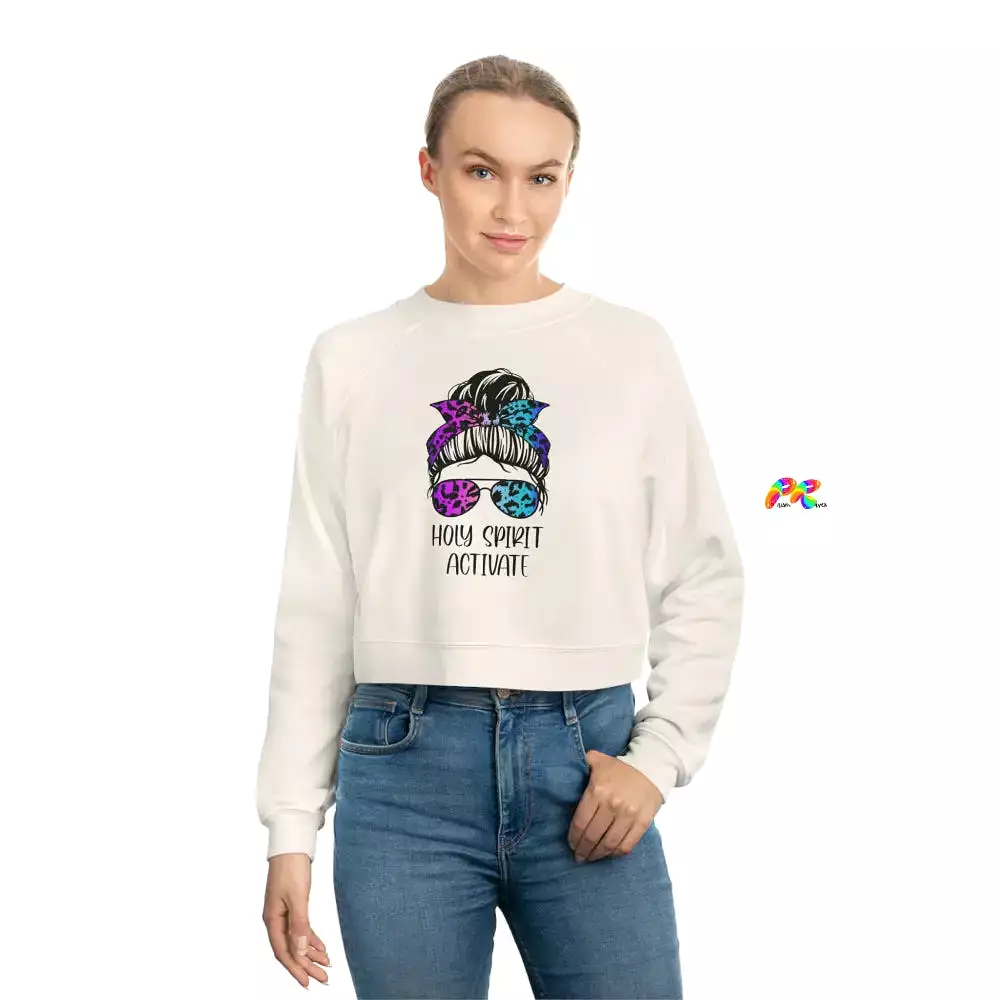 Women's Holy Spirit Cropped Fleece Pullover