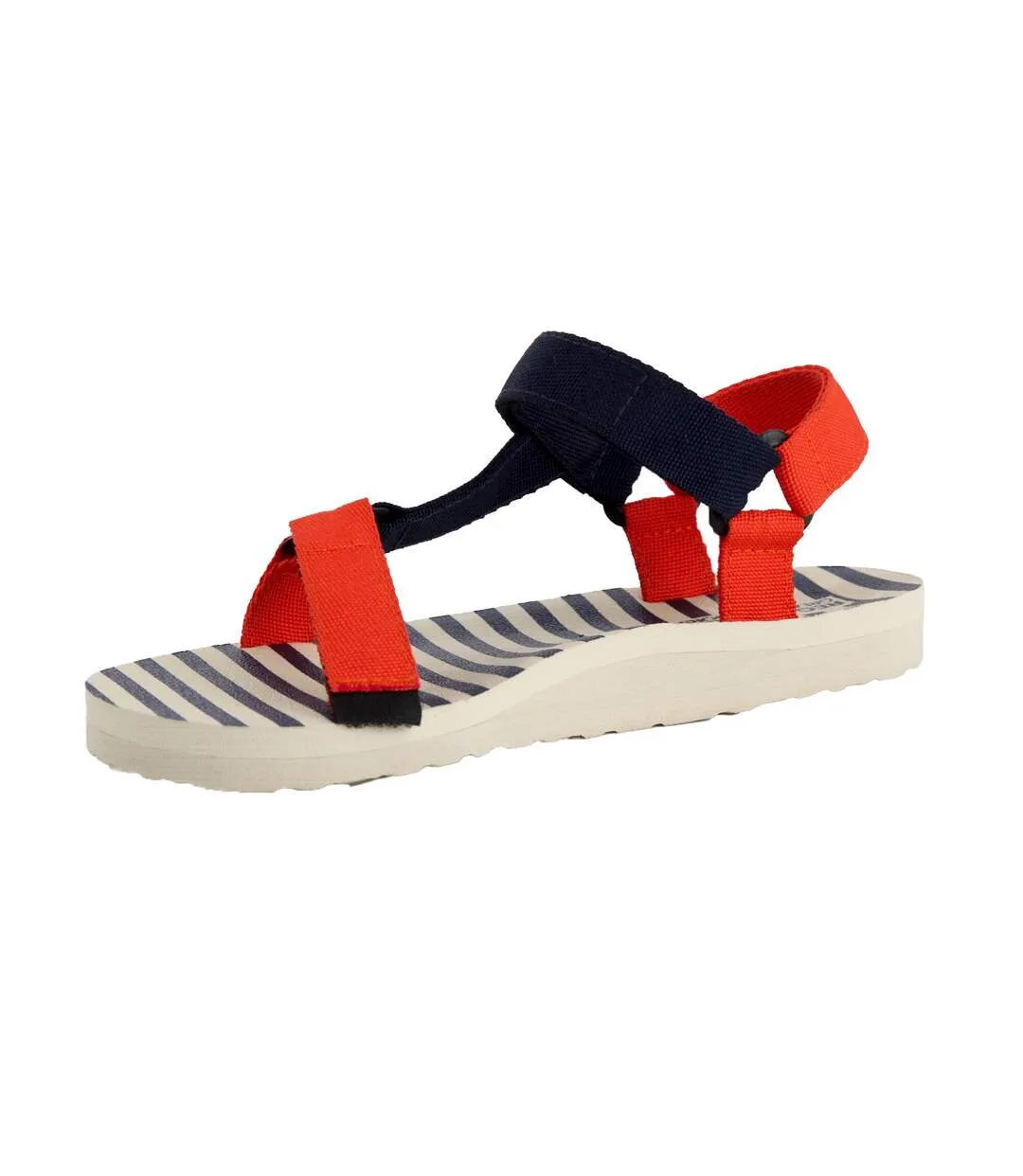 Womens/ladies lady vendeavour striped sandals navy/crayon/white Regatta