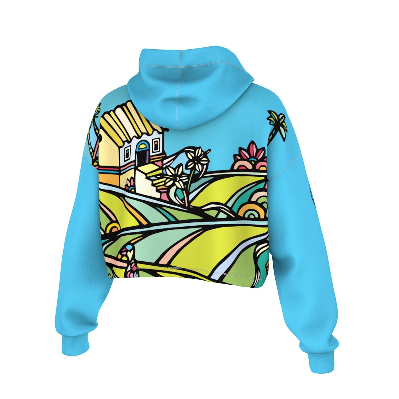 Wonderland Cropped Hoodie