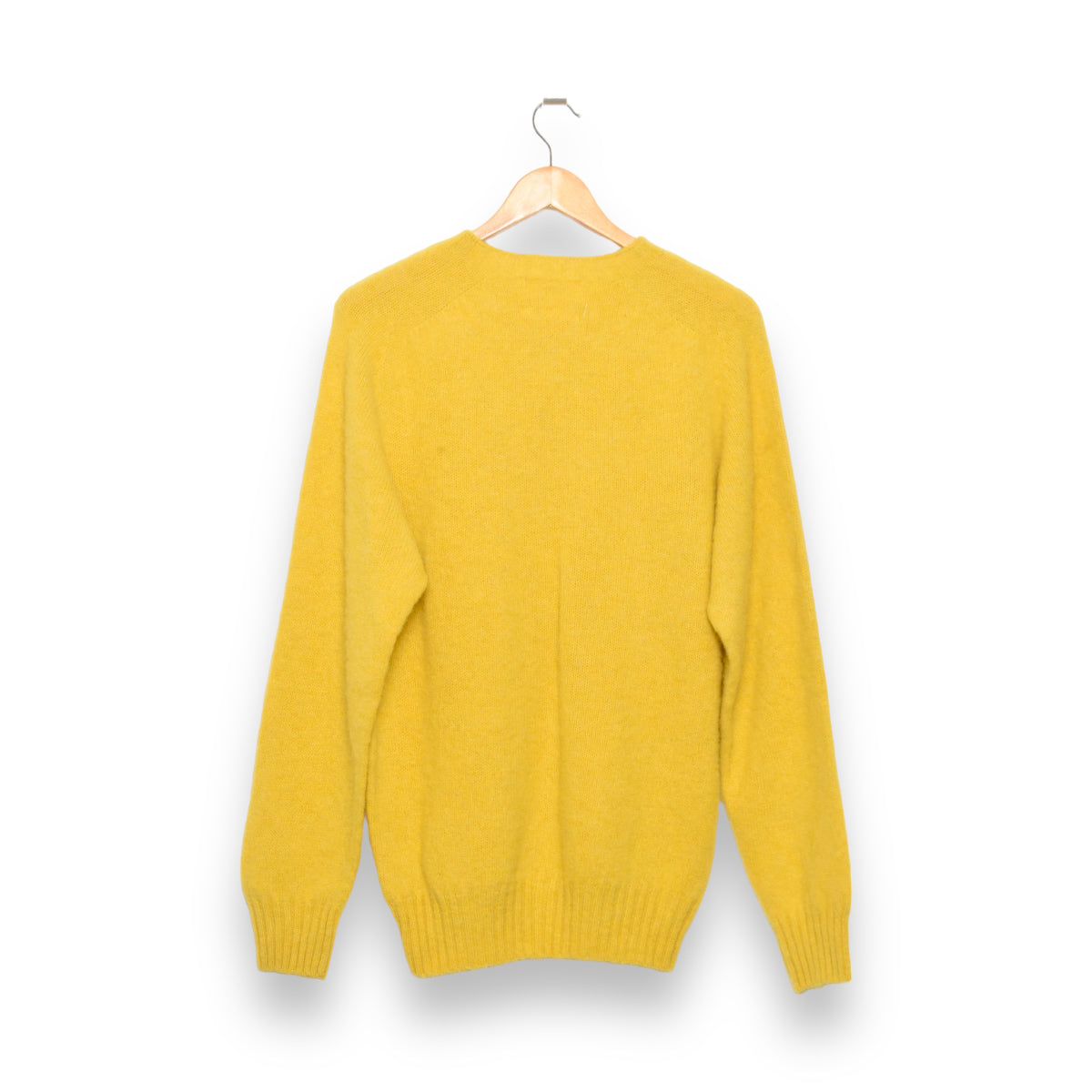 YMC Suedehead Crew Neck Knit yellow