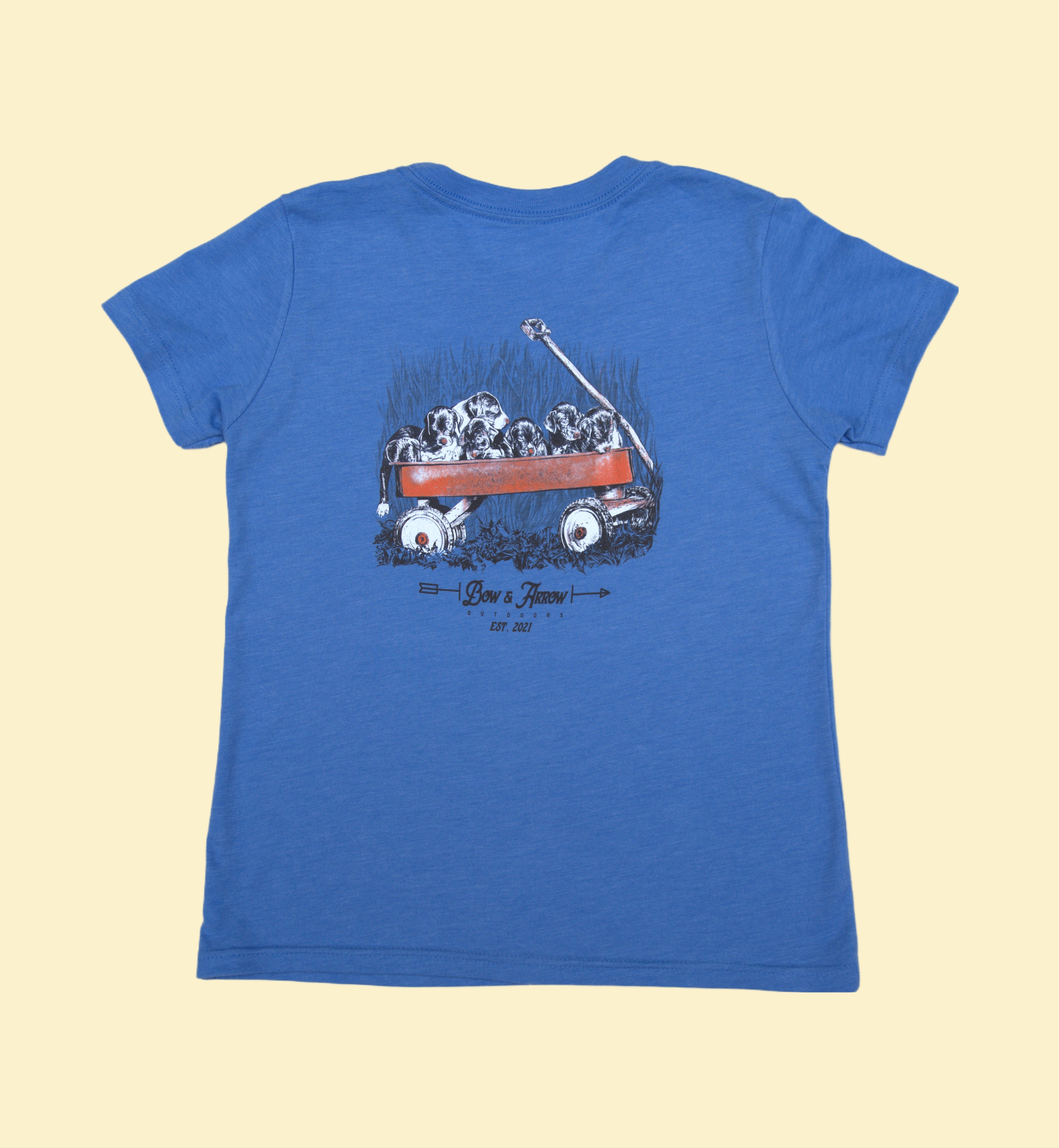 Youth Puppies in Tow T-Shirt by Bow and Arrow Outdoors